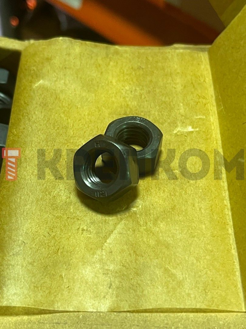 Гайка М10 DIN 934 (ISO 4032) Reyher, класс прочности 12, оксидированная - фото